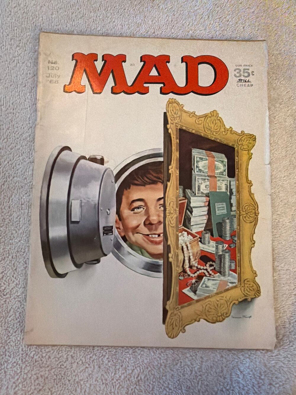 MAD Magazine #120 Jul 1968 Alfred E Neuman Norman Mingo Don Martin Vintage